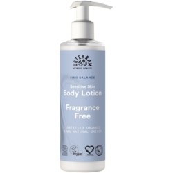 Loțiune de corp pentru piele sensibilă fără parfum, 245ml, Urtekram