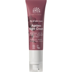 Cremă de noapte pentru orice tip de ten cu ulei de măceșe și extract de centella asiatică, 50ml, Urtekram