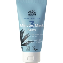 Mască hidratantă de față cu agave 3 minute pentru ten normal spre uscat, 75ml, Urtekram