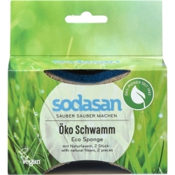 Burete eco pentru spălat vase, 2buc., Sodasan