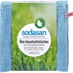 Lavete din bumbac ecologic, 2buc., Sodasan