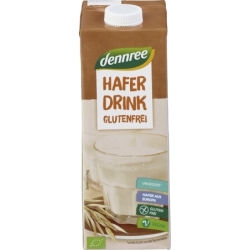 Băutură bio de ovăz fără gluten și fără lactoză, 1l, Dennree