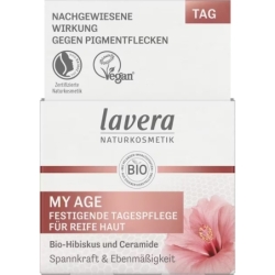 Cremă de zi regenerantă My Age cu hibiscus bio și ceramide, 50ml, Lavera