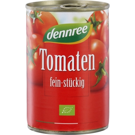Bucăți de tomate bio în sos de roșii, 400g, Dennree