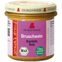 Crema bio tartinabilă vegetală Bruschesto cu pesto, 135g, Zwergenwiese