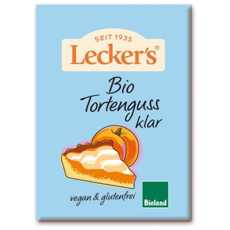 Gelatină bio vegană incoloră fără gluten 2x10g, 20g, Lecker's