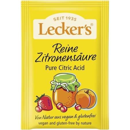 Acid citric pur alimentar, 20g, Lecker's