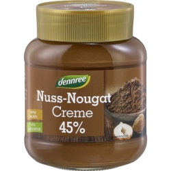 Crema bio de nuss-nougat , 400g, Dennree