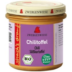 Cremă tartinabilă bio cu chili și cartof dulce fără gluten, 135g, Zwergenwiese