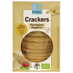 Crackers bio cu parmezan fără gluten, 100g, Pural