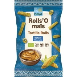 Tortilla rolls bio din porumb cu sare de mare fără gluten, 125g, Pural