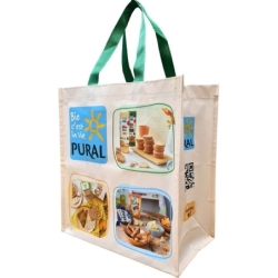 Sacoșă mare pentru cumpărături reutilizabilă, 1buc., Pural