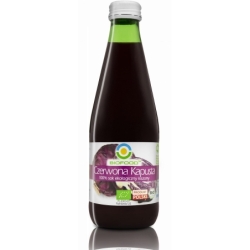 Suc de varză roșie lactofermentată, bio, 300ml, Biofood