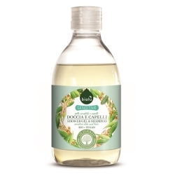 Gel de duș Sensitive - șampon pentru bebeluși și adulți, 300ml, Biolu