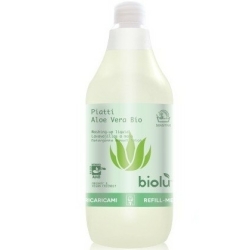 Detergent lichid pentru spălat vase, cu aloe vera, eco, 1l, Biolu