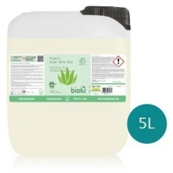 Detergent lichid pentru spălat vase, cu aloe vera, eco, 5l, Biolu