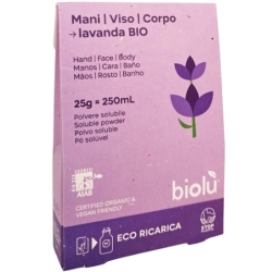 Săpun lichid, cu lămâie și lavandă, pudră - refill, eco, 25g, Biolu