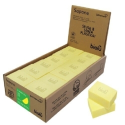 Săpun solid, cu ulei de lămâie, eco, 24 buc. x 140g, 3360g, Biolu