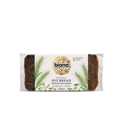 Pâine integrală din secară, cu semințe germinate, Vitality, eco, 500g, Biona