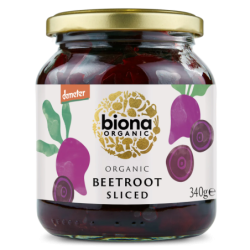 Sfeclă roșie, felii, borcan, bio, 340g, Biona