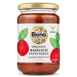 Sos de roșii, Basilico, cu busuioc, borcan, eco, 350g, Biona