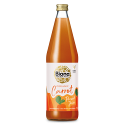 Suc de morcovi, sticlă, bio, 750ml, Biona