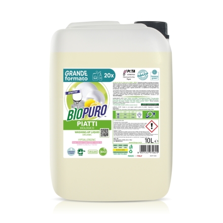 Detergent pentru vase, hipoalergen, eco, 10l, Biopuro
