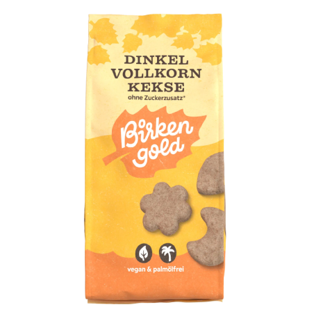 Biscuiți din făină integrală de grâu spelta, bio, 125g, Birkengold