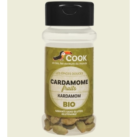 Cardamon întreg, bio, 25g, Cook