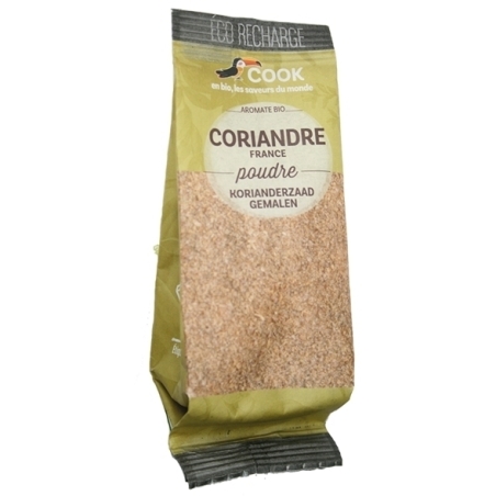 Coriandru măcinat, refill, bio, 30g, Cook