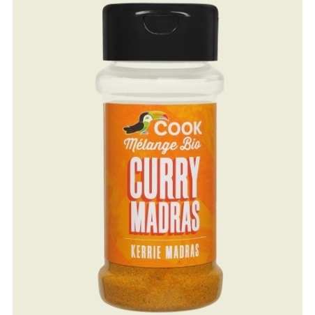 Mix de condimente Madras Curry, bio, 35g, Cook