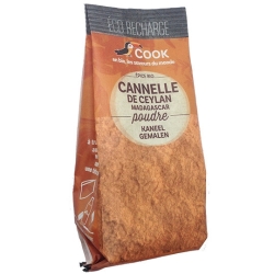 Scorțișoară de Ceylon, pudră, refill, bio, 35g, Cook