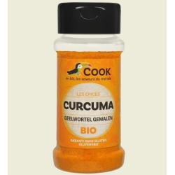 Turmeric (curcuma) pudră, bio, 35g, Cook