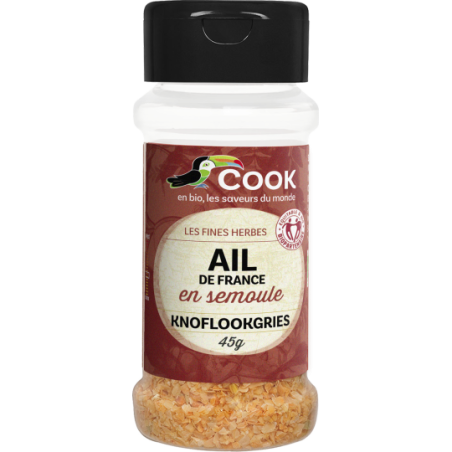 Usturoi bucăți, bio, 45g, Cook