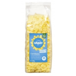 Fulgi de porumb, fără sare, zahăr și gluten, bio, 250g, Davert