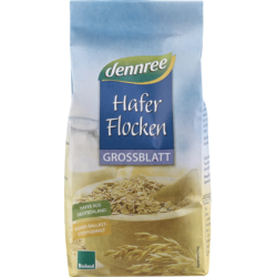 Fulgi de ovăz, mari, bio, 500g, Dennree