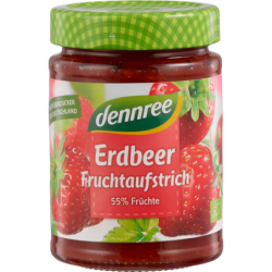 Gem de căpșuni, bio, 340g, Dennree