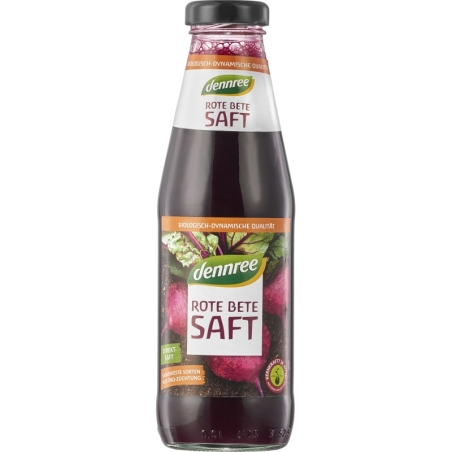Suc de sfeclă roșie, bio, 500ml, Dennree