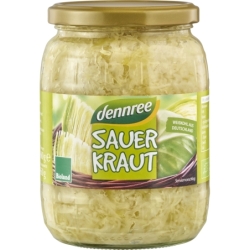 Varză murată, borcan, bio, 680g, Dennree