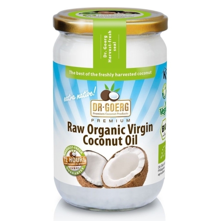 Ulei de cocos, Premium, presat la rece (raw), bio, 200ml, Dr. Goerg