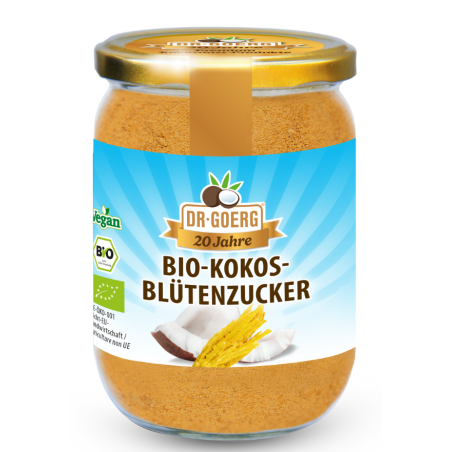 Zahăr din nectar de flori de cocos, bio, 280g, Dr. Goerg