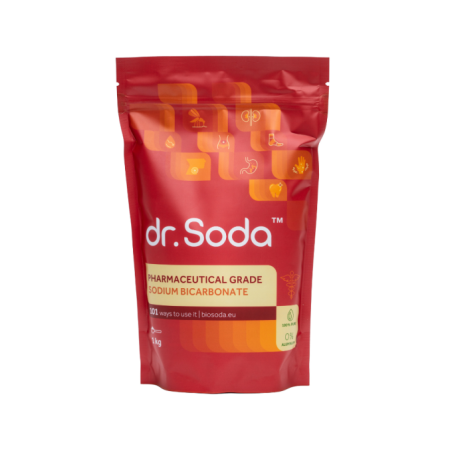 Bicarbonat de sodiu - grad farmaceutic, 1kg, Dr. Soda