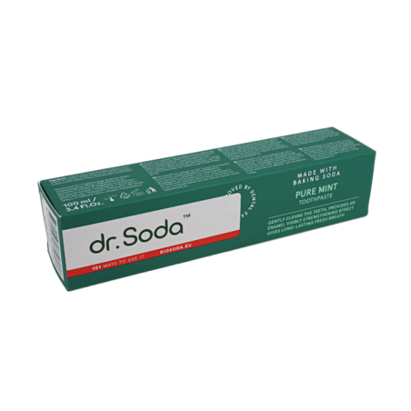 Pastă de dinți, cu bicarbonat de sodiu, Pure Mint, 100ml, Dr. Soda