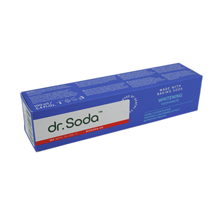 Pastă de dinți, cu bicarbonat de sodiu, pentru albire, Whitening, 100ml, Dr. Soda