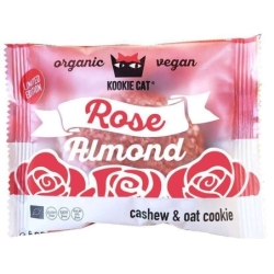 Cookie cu migdale și trandafir, fără gluten, eco, 50g, Kookie Cat