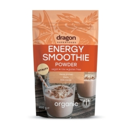 Pudră proteică Energy Mix, pentru smoothie, raw, eco, 200g, Dragon Superfoods