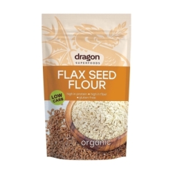 Făină de semințe in, fără gluten, bio, 200g, Dragon Superfoods