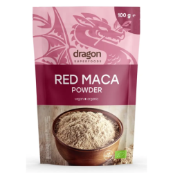 Maca roșie, pulbere, eco, 100g, Dragon Superfoods