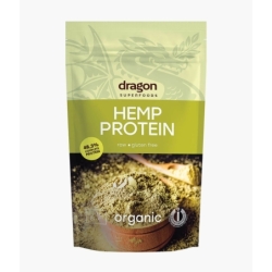 Proteină de cânepă, pulbere, eco, 200g, Dragon Superfoods