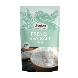Sare celtică, sare de mare, franceză, pură, fină, 500g, Dragon Superfoods